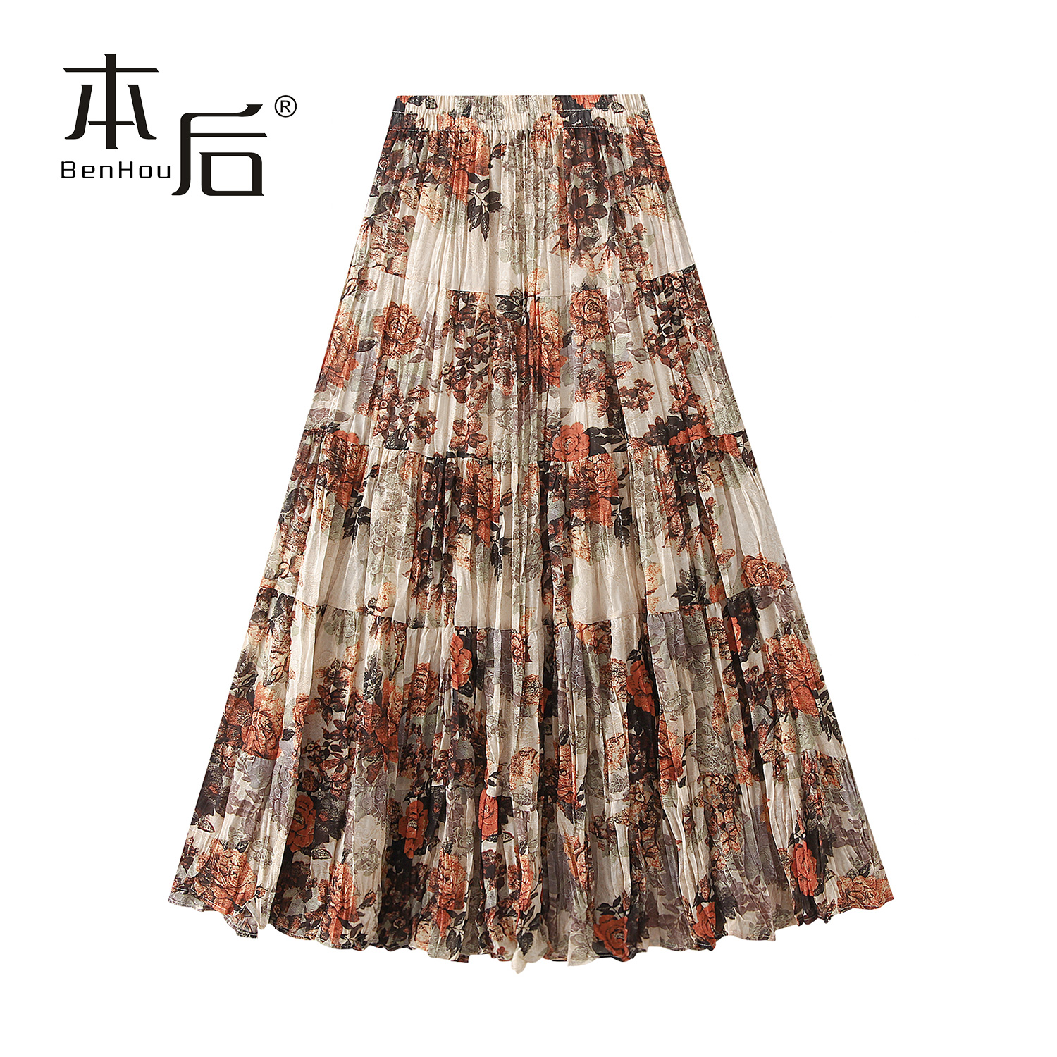 BenHou/本后9938口袋碎花裙