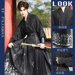 2026新款新中式国风男装原创汉服上衣马面裙汉元素日常套装飞机袖