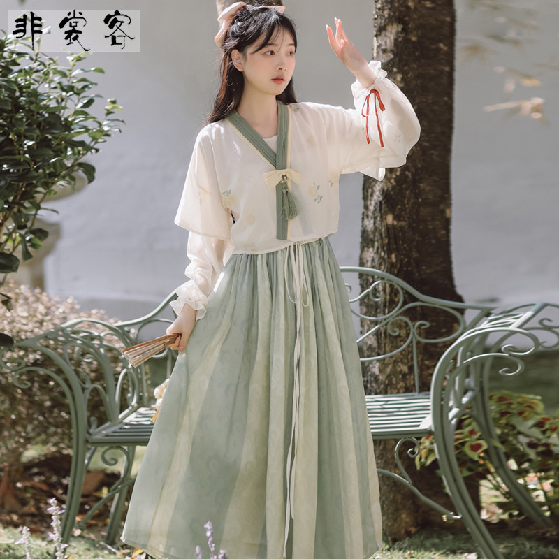 宋制汉服仙气飘逸古风女成人中国风汉元素女装改良套装裙2025新款