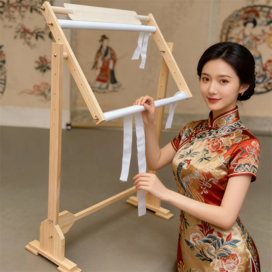 台式固定器手持十字绣家用小型