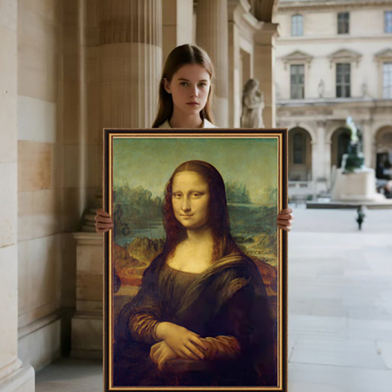 蒙娜丽莎2023年新款客厅刺绣