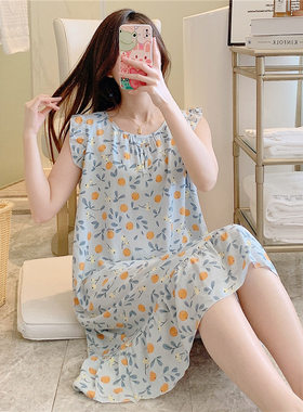 棉绸卡通人造棉可爱夏季