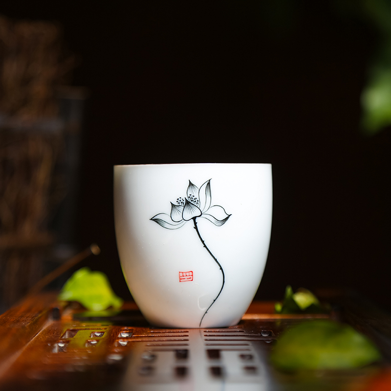 瓷韵东方手绘风家用茶杯