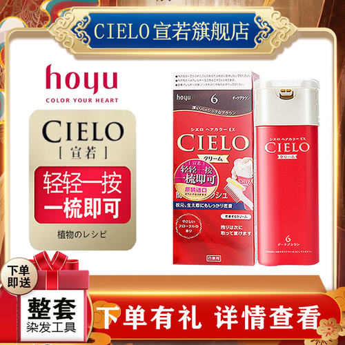 宣若日本进口原装泡沫白黑染发剂