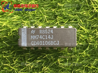 MM74C14J CD40106BCJ进口现货，六角施密特触发器集成电路IC