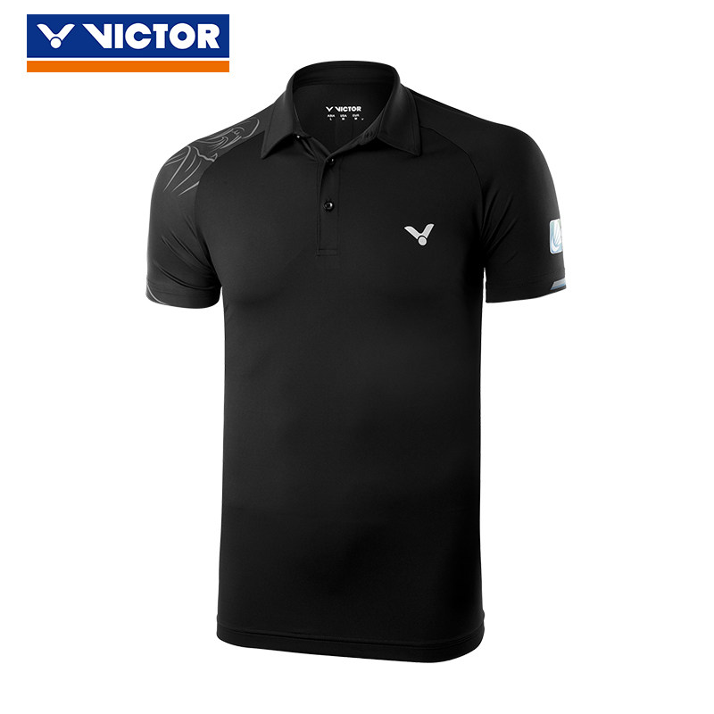VICTOR威克多2018中国公开赛羽毛球短袖80081羽毛球服速干包邮