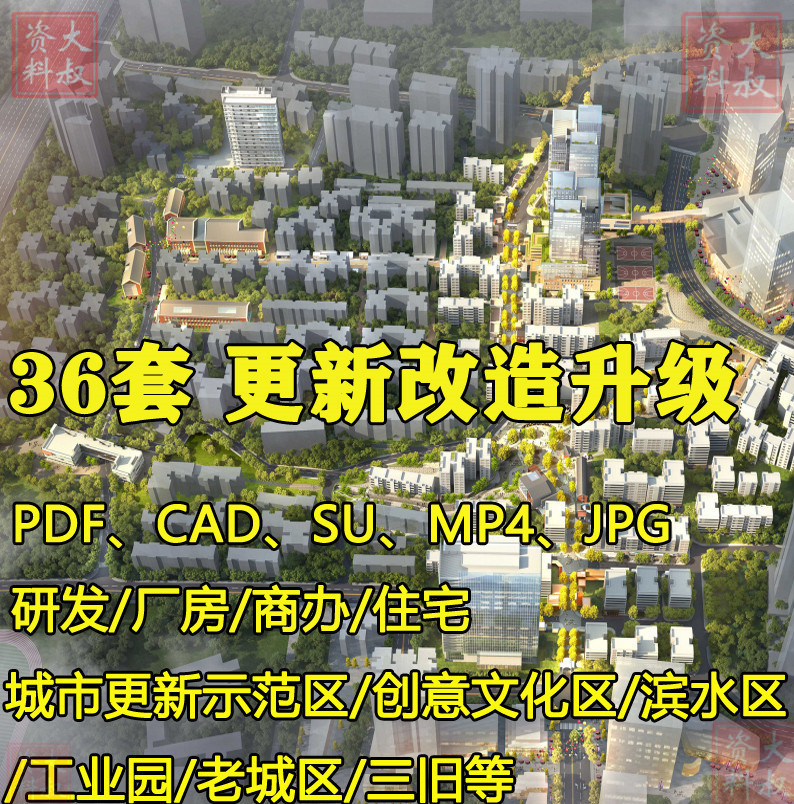 城市更新改造升级建筑规划设计方案例文本三旧工业园旧改项目报建