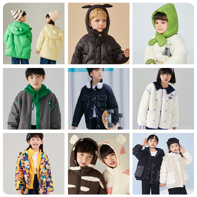 gxgkids羽绒服男女童外套加厚