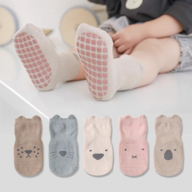 宝宝卡通保暖防滑地板袜冬季