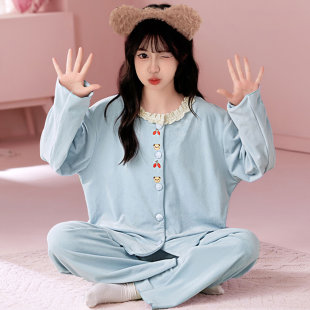 2025新款 家居服套装 海岛绒开衫 珊瑚绒加绒薄绒款 冬季 睡衣女秋冬款