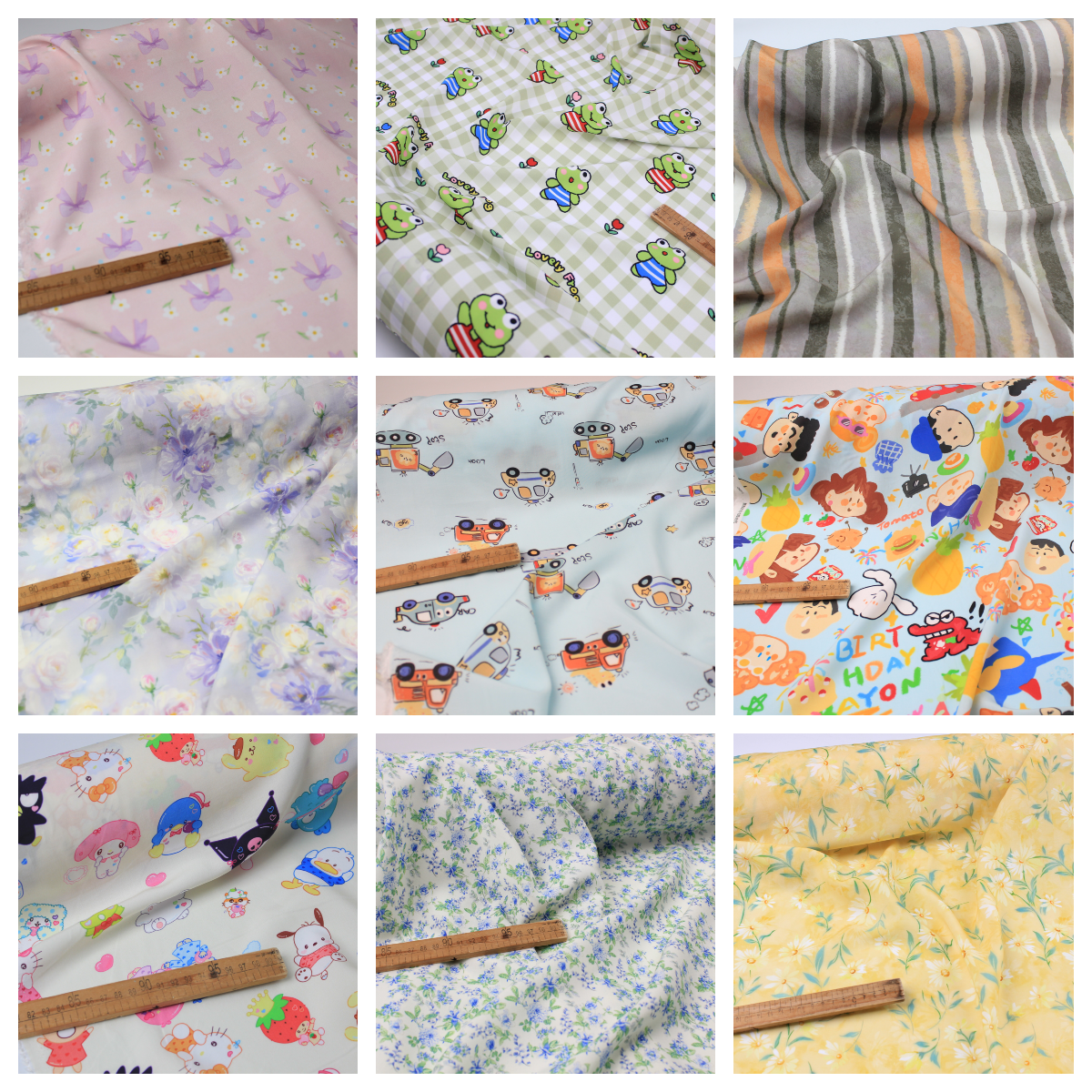 佰汇福棉绸面料60支真丝人造棉布料女士儿童手工diy服装睡衣料