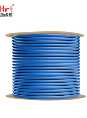 广惠通网线千兆工程专用超六类双屏蔽无氧铜cat6e宽带线300米/箱