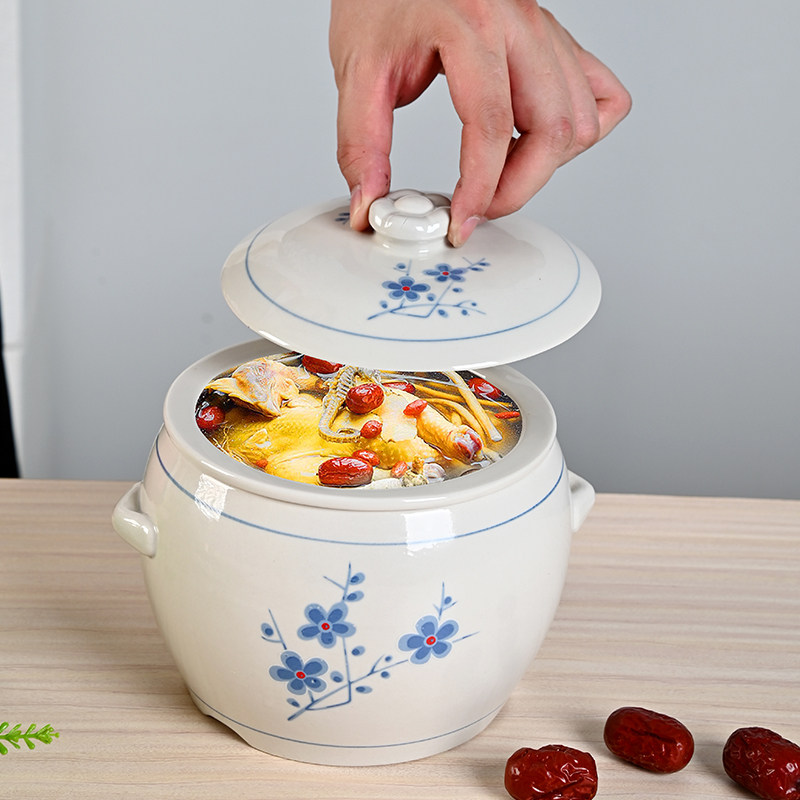 溢汤炖盅带盖双层煲汤