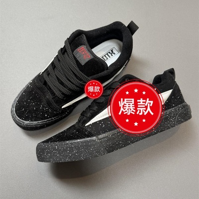 正品lightning x storm复仇风暴面包鞋星空泼墨男女闪电鞋滑板鞋