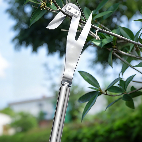 新款采摘钩v型槐花钩摘果器伸缩杆香椿榆钱工具荔枝果子采摘工具