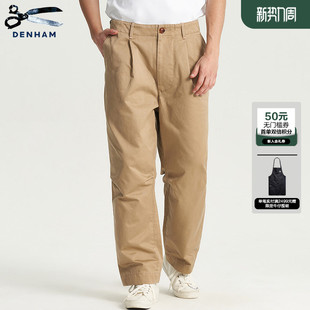 长裤 阿依努刺绣宽松复古休闲裤 JUMBO 男士 DENHAM春夏季