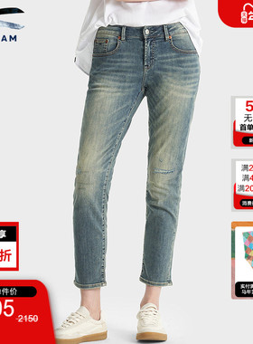 DENHAM25年秋冬女士FREEMOVE高弹舒爽修身直筒中腰牛仔裤LIZANKLE