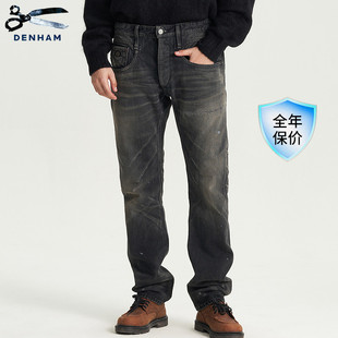 日本制宽松中腰牛仔裤 DENHAM2025年秋季 男CROSSBACK 会员专属