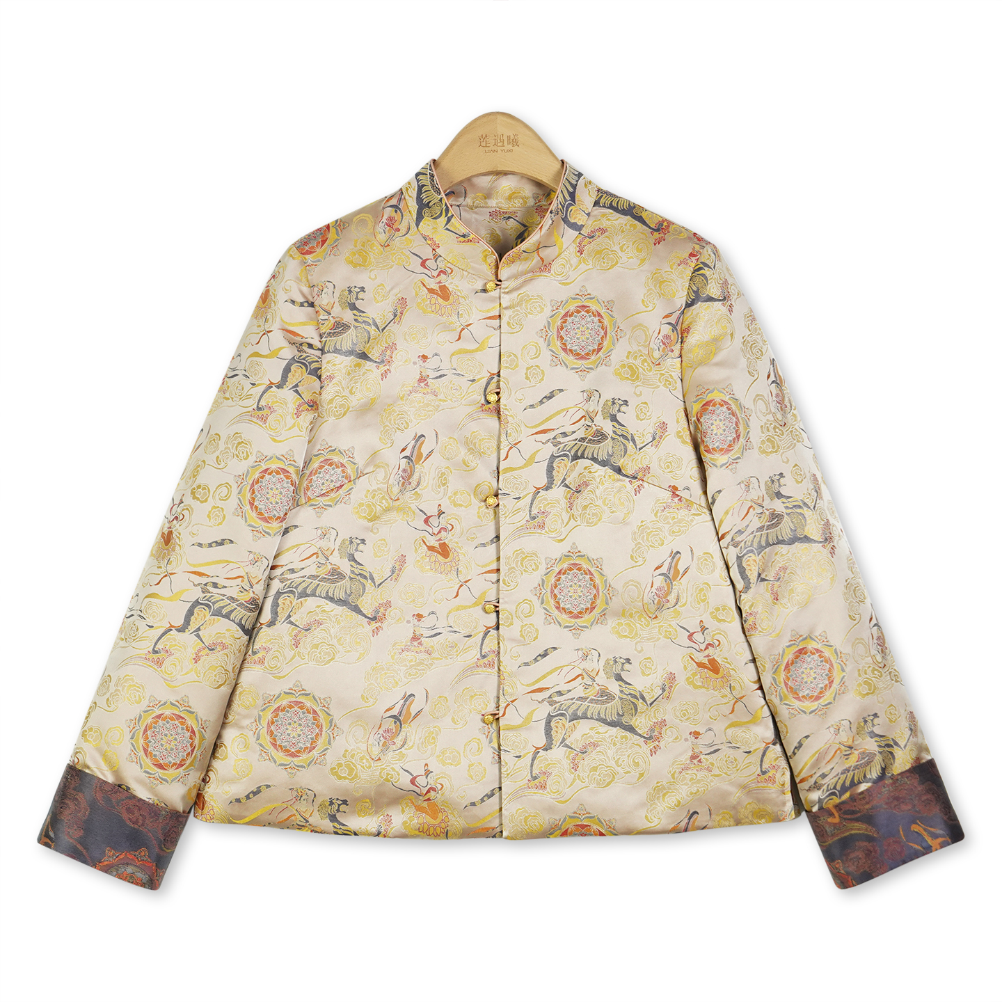 敦煌飞天鹅绒服新中式国风女装