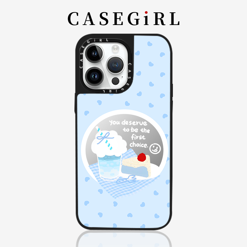 CASEGIRL联名爱心冰淇淋适用iphone16ProMax手