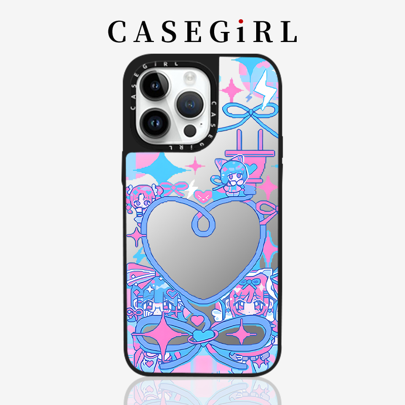CASEGIRL联名网红像素少女艺术