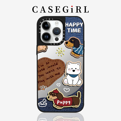 适用苹果CASEGIRL联名网红同款