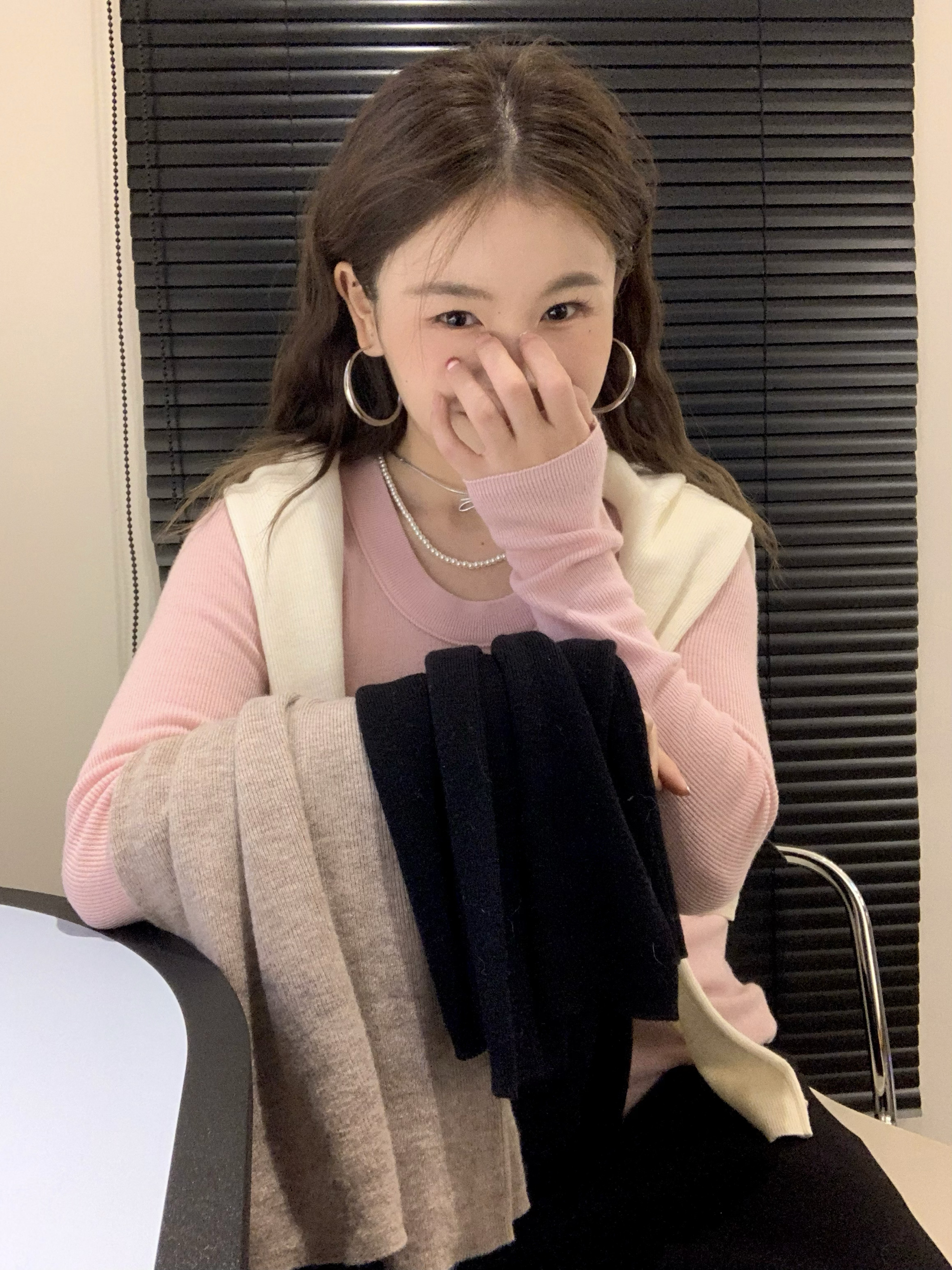 羊毛打底衫DAMEI圆领套头小个子