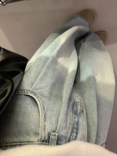 春秋牛仔牛仔裤93小个子