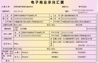 银行承兑汇票粘单云信电票纸票支票银行承兑汇票记账建信融通商业