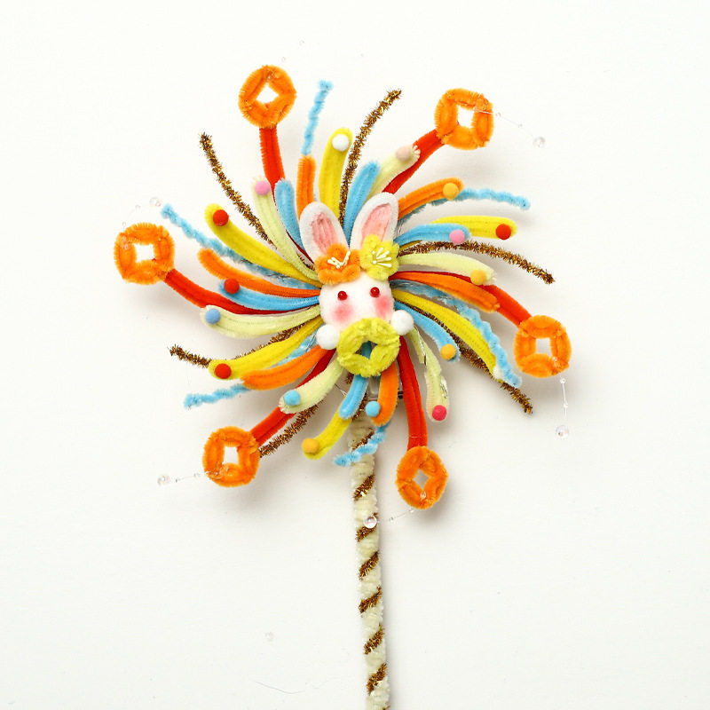 新年灯笼发光旋转风车扭扭棒手工diy材料包马年儿童手提兔子花灯,节庆用品/礼品,灯笼,淘宝优惠券,粉丝福利购,淘宝优惠卷