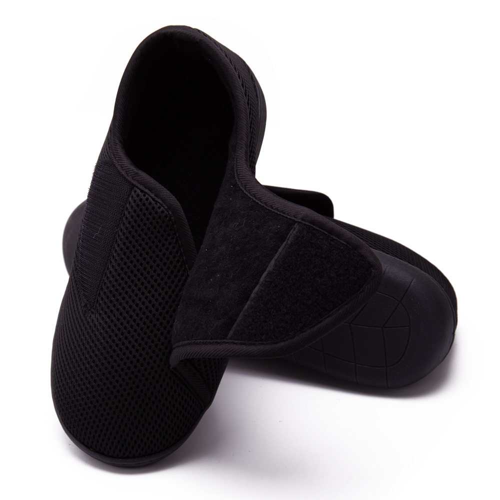 中老年大码散步柔软鞋子 加宽可调节高脚背肥胖肿宽脚爸妈棉布鞋,女鞋,老爹鞋,淘宝优惠券,粉丝福利购,淘宝优惠卷