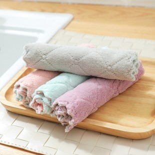擦桌布毛巾 北欧风厨房不沾油清洁抹布擦手巾吸水洗碗布加厚