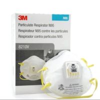 3M Mask 8210CN for industrial dust prevention, 8210vcn for dust and droplet prevention, N95 for protection in mining site grinding operations thumbnail 5