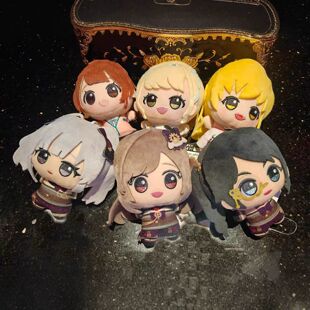 偶像大师周边棉花娃娃10cm浅仓透月冈恋钟努努体玩偶包包挂件摆件