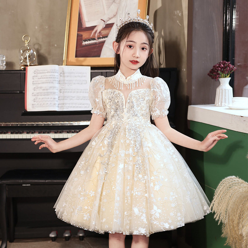 儿童大合唱演出服小学生表演服男童套装幼儿园开学礼服女童蓬蓬裙