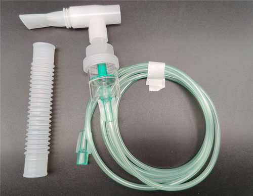 台湾进口VADI呼吸机通用配件一次性成人手持式加药喷雾T型雾化器