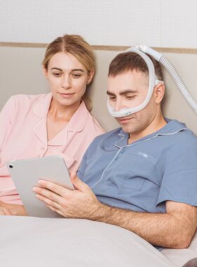 新款/家用睡眠无创呼吸器机E5/G3通用配件鼻枕鼻塞鼻罩面罩 P6S