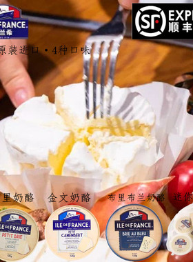 法兰西布里奶酪brie cheese 生酮必然小金文卡芒贝尔奶酪蓝纹芝士