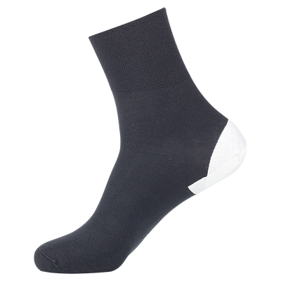 宽松口不勒脚精梳棉男女防裂袜子