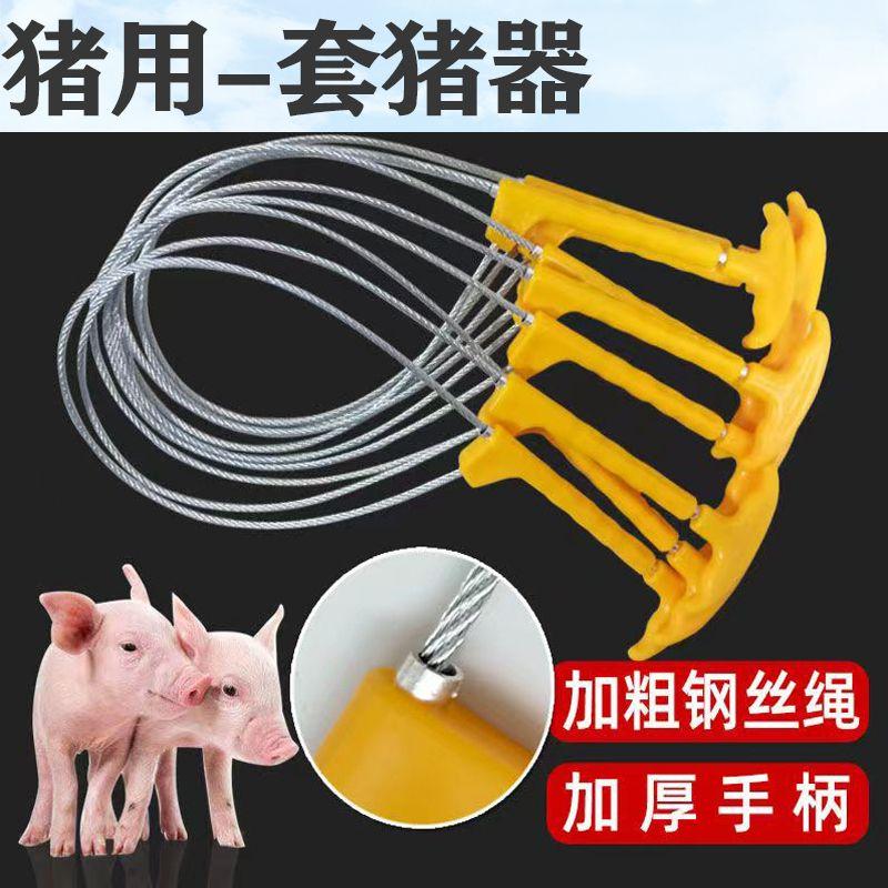 兽用优质套猪器大小猪用套猪利器钢丝绳猪保定器套猪拉猪绳猪套头