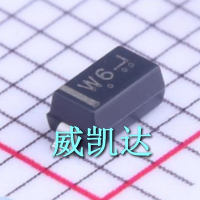 品牌 LRC(乐山）型号 LBZT52C4V3T1G W6 封装 SOD-123 贴片二极管