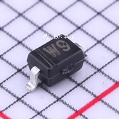 稳压二极管BZT52C5V1/5V6丝印W8/W9 贴片5.1V/5.6VSOD-323 长电