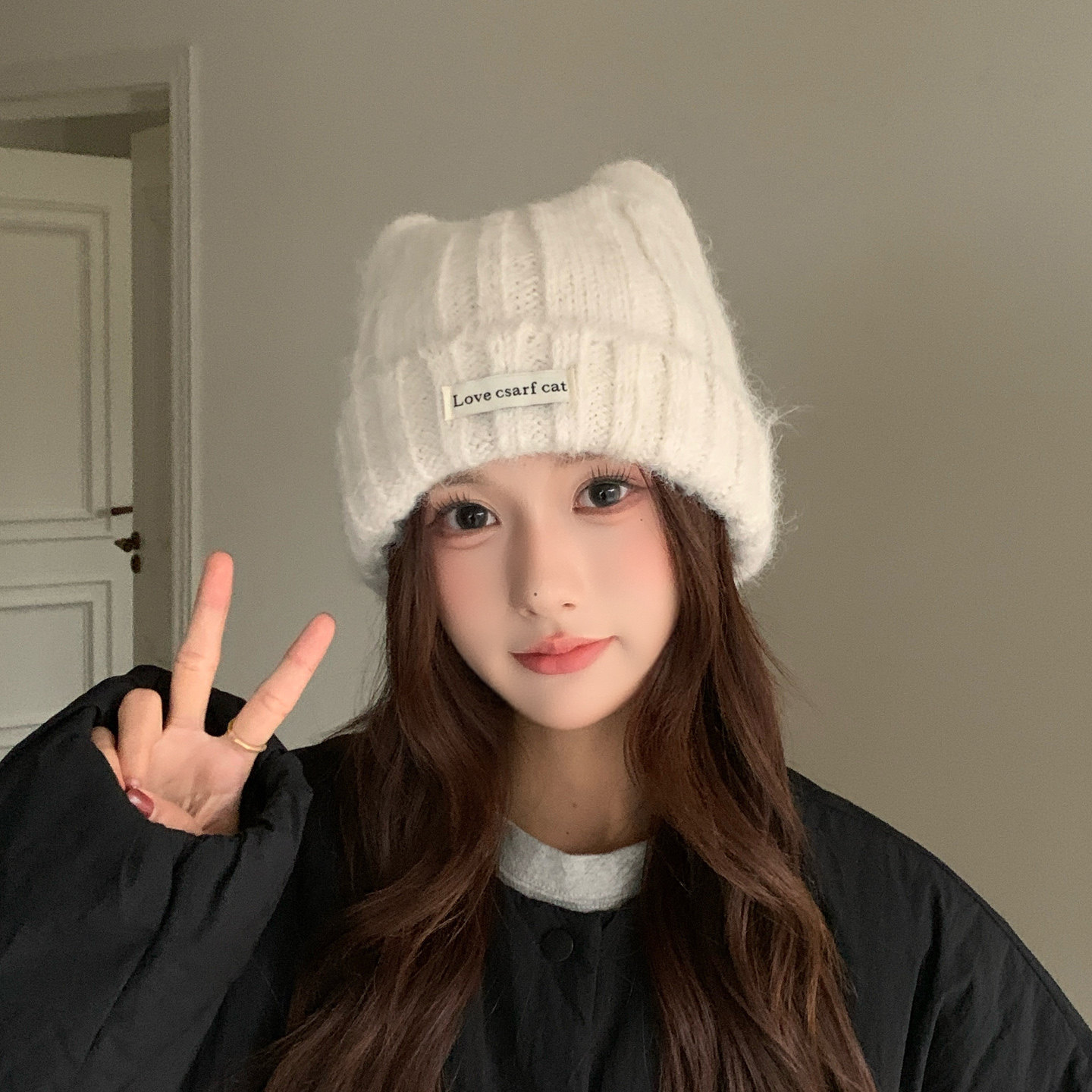 帽子女款2025新款冬季学生高级感