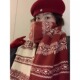 红色围巾女冬季 2025新款 秋冬韩系氛围感新年送女朋友生日礼物新年