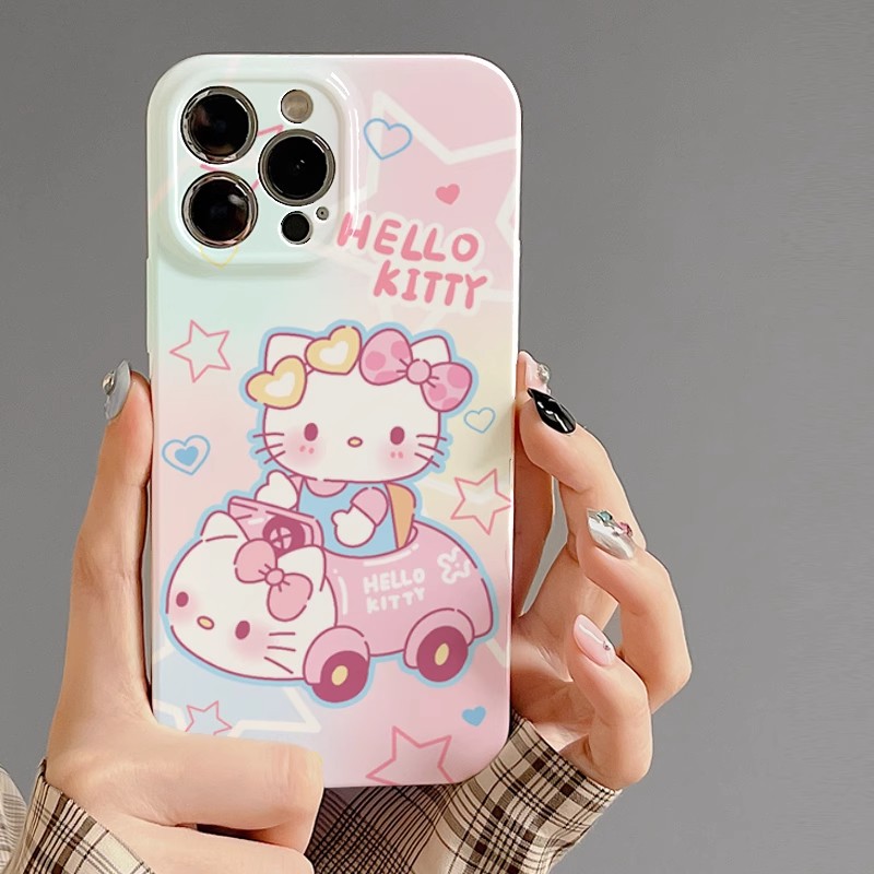 潮牌卡通hellokitty猫咪旅游适用oppo真我GTNEO5SE可爱真我V25青少女原创V305G个性防摔11PRO小清新10PROPLUS-封面