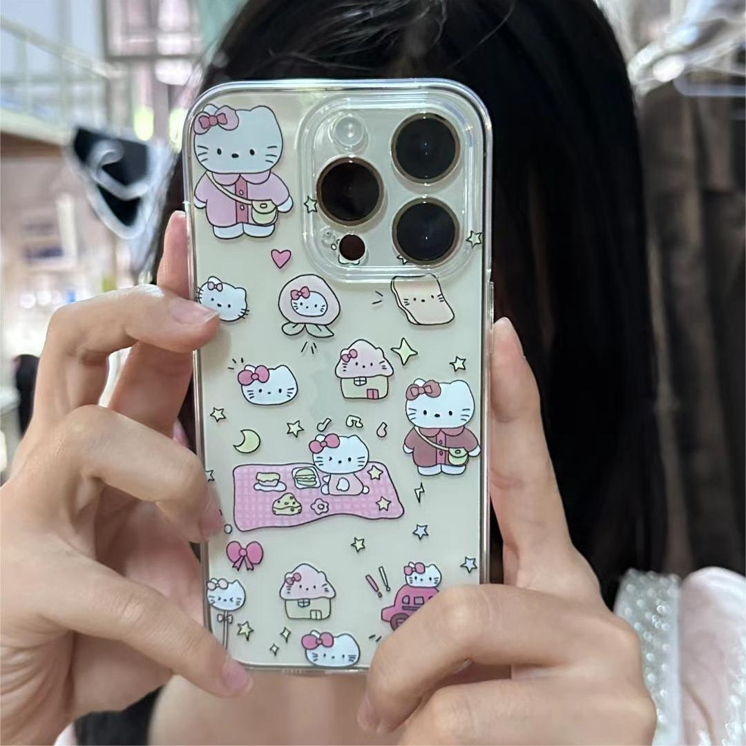 hellokitty粉色卡通集合苹果17