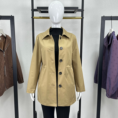洋气大码妈妈时尚风衣外套