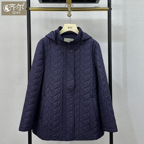 品牌2025冬季新款时尚显瘦妈妈款棉服洋气中老年女休闲保暖棉衣