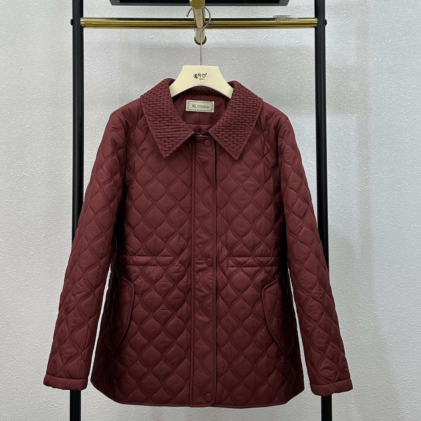 品牌2025秋冬新款时尚减龄妈妈款薄棉服休闲洋气中老年女士棉衣