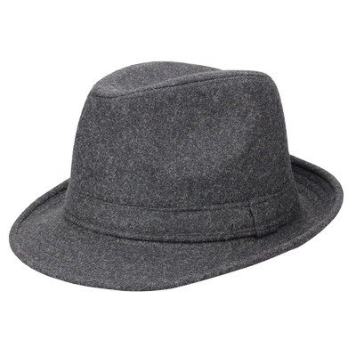 毛呢男士春秋中老年人冬天礼帽